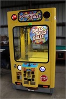 Bouncing Balls Claw Machine, Approx. 42"W