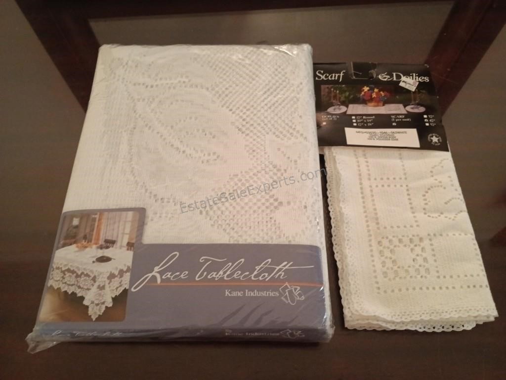 Lace Tablecloth and More