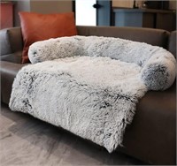 (new)Calming Dog Bed Plush Dog Mat Dog Sofa, Pet