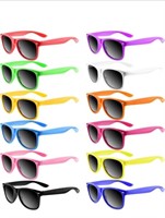 New 12 Pack Sunglasses Neon Colors Sunglasses