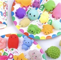 ( New / Packed ) 50 Pcs Mochi Squishy Toys
