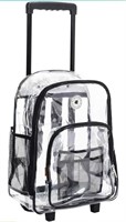Rolling Clear Backpack Heavy Duty See Through