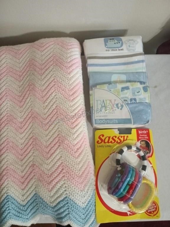 Small Crocheted Baby Blanket and more