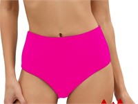(Size M - hot pink) Women's Solid Color Wide