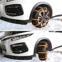 10Pcs Universal Snow Chains Anti Slip Tire Chains