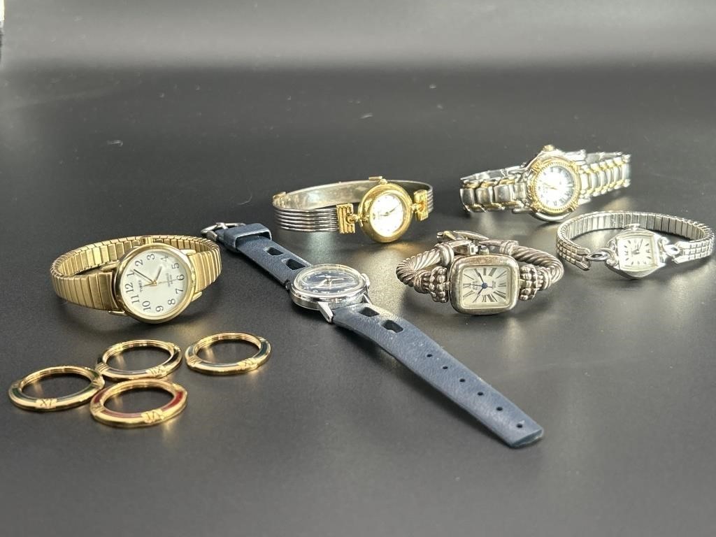 Vintage Timex, Anne Klein & Caravelle Watches