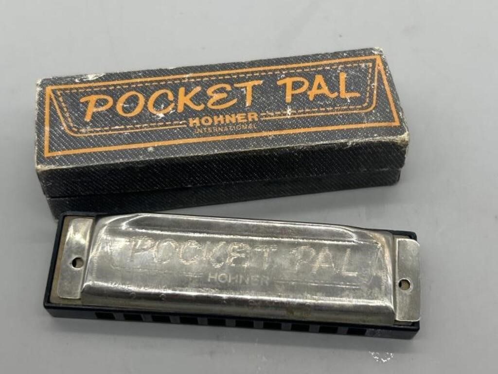 Vintage Pocket Pal Harmonica in Box