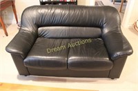 2 Seat Leather Like Couch 60W