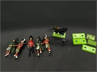 Metal Toy Soldiers: Brittish, Scottish, & Canon