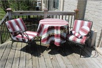 Patio Table & 2 Chairs with Cushions/Covers