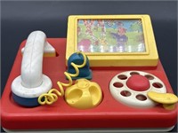 Vintage Child's Telephone w/ Screen Toy