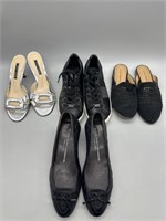 4- Pair Ladies Shoes Size 6 1/2: Karl Lagerfeld, +