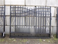 Unused 20' Bi-Parting Wrought Iron Gate