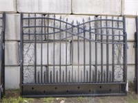 Unused 20' Bi-Parting Wrought Iron Gate