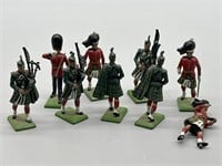 Metal Toy British & Scottish Soldiers