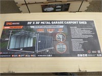 TMG 20'x30' Metal Garage Carport Shed
