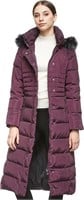 Orolay Women's Down Jacket with Fur Hood
