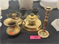 Assorted Vintage Brass Items