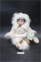 Heritage Dolls,  Porcelain Eskimo Doll