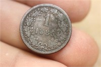 1885 Austria 1 Kreuzer Coin