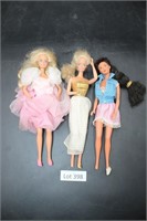 (3) Barbie Dolls