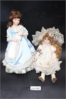 (2) Porcelain Dolls, Dynasty & other