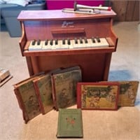 Jaymar Child's Piano, Alcott Books, Toy Trombone