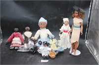 Assorted Cloth Black American Dolls