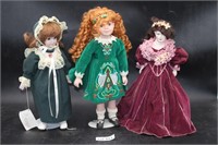 Royalton Collection Irish Doll, & (2) Porcelain