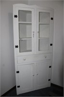 White Painted Corner Cabinet