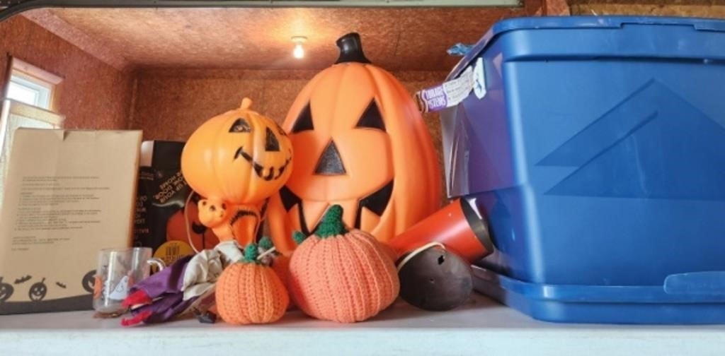 Halloween Decor, Jack-O-Lantern Blow Molds