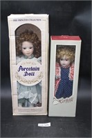 (2) Porcelain Dolls- Princess Collection &