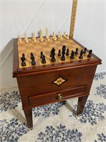 Bombay Company Game Table Chess Checkers