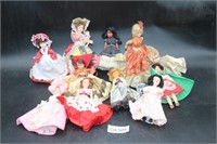 11 Assorted Dolls