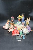 Assorted Dolls- Tinkerbell, Amish & Black