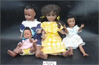 (4) African American Dolls