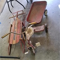 Yankee Clipper Sled, Vintage Tricycle, AMF Wagon