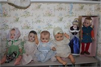 (6) Assorted Dolls