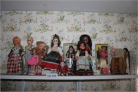 Assorted Dolls, Oriental & Doll Chair