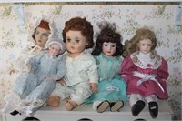 (5) Assorted Dolls