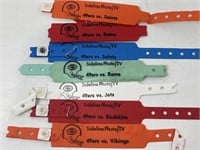 49ers Stadium Sideline Photo/TV Pass Bracelets