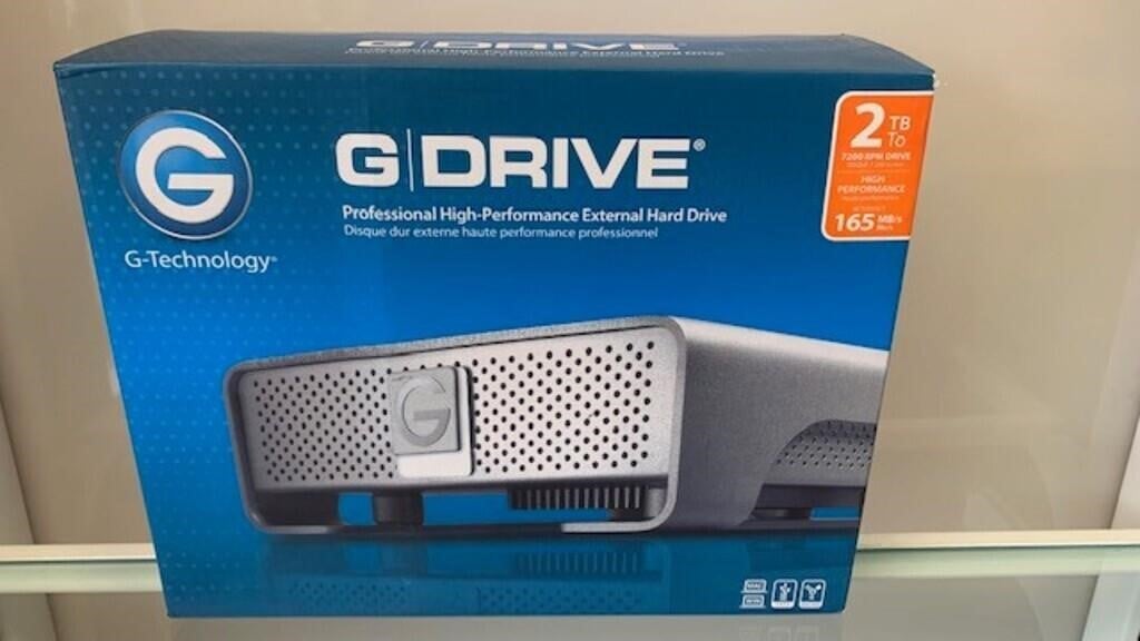 G-DRIVE 2TB External Hard Drive 0G02529
