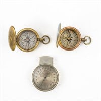 WWII US Compass Lot-Schwab & Wuischpard & More
