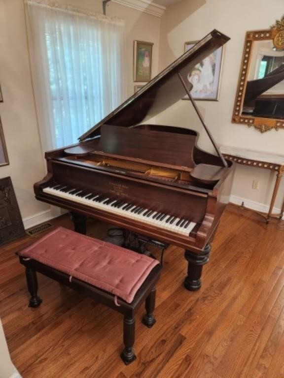 Steinway & Sons Rosewood 1897 Model B Grand Piano