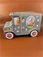 Tin Easter Van Box