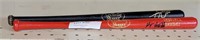 2  LOUISVILLE SLUGGER AUTOGRAPHED BASEBALL BATS