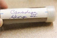 Roll of Canada King George VI One Cent