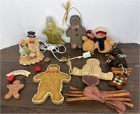 Gingerbread Man Decoration Lot