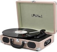 Portable Suitcase Turntable