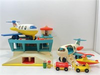 Vintage Fisher Price LittlePeople Airport &